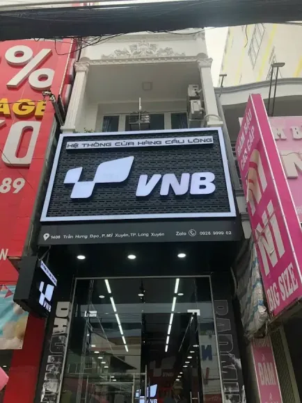 BIỂN HIỆU CHUỖI CẦU LÔNG VNB