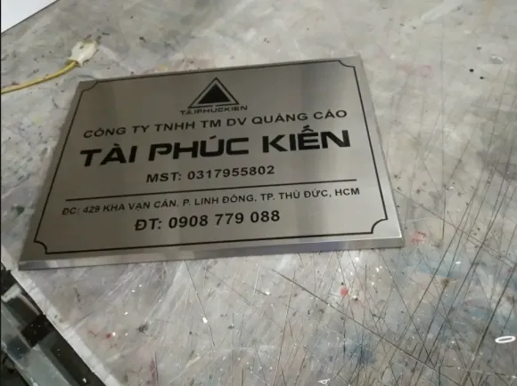 BẢNG MICA, INOX MÃ SỐ THUẾ CÔNG TY - HỘ KINH DOANH